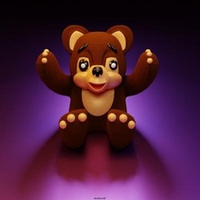 teddy bear art toy sculpture 3d print model - Mito3D