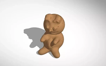 teddy bear 3d printing model - threeding bears 3d print model - Mito3D