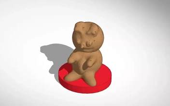 orsacchiotto orso In piedi 3d stampa modello treding orsi 3d print model - Mito3D