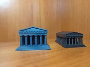 temple concordia agrigento - italy reconstruction 3d printing model threeding monuments 3d print model - Mito3D