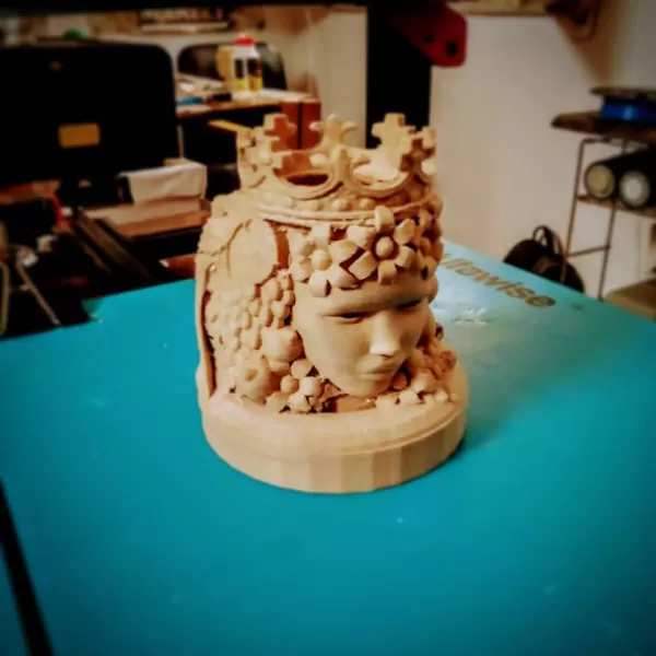 testa di moro 3d impression modèle trio Sicile 3D print model - Mito3D