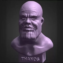 Thanos 3d baskı model üçleme heykel büst thnanos 3d print model - Mito3D