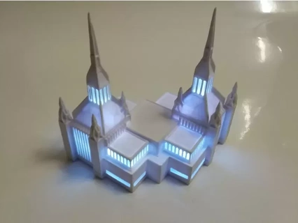 chose ico san Diego temple 3d impression modèle 3dprinting enceinte 3ddesign lds 3d print model - Mito3D