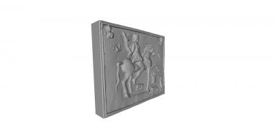 thracian horseman antiques & historical 3D printing model, file, printable design, 3d print 3d print model - Mito3D