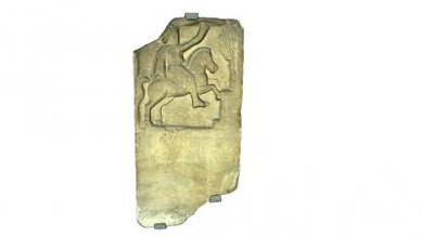 thracian votive relief antiques & historical 3D printing model, file, printable design, 3d print, votive, plaque, art, history, varna, museum, thracian, horseman 3d print model - Mito3D