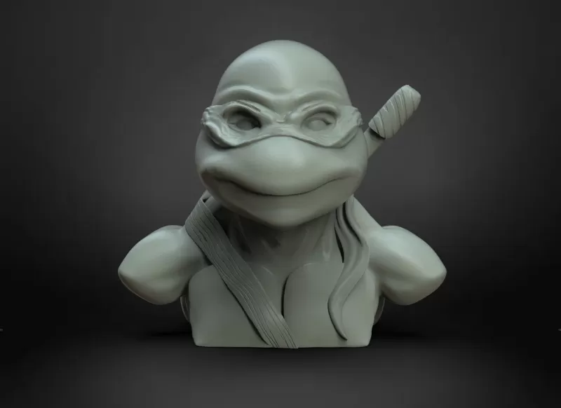 tmnt leonardo 3d stampa modello treding tag fallimento combattente tartarughe ninja mutante adolescente 3D print model - Mito3D