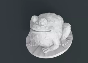 Kröte 3d Drucken Modell dreiding Tier Frosch printing 3d print model - Mito3D