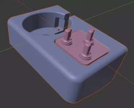 cepillo dientes cargador soporte 3d impresión modelo trío pared baño apoyo oral b cuidado salud 3d print model - Mito3D