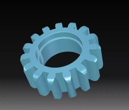 toothed wheel 3d printing model - threeding 3d print model - Mito3D