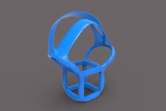 topológico 10 3d impressão modelo trio 3d print model - Mito3D