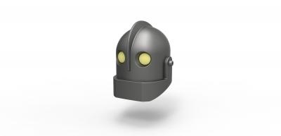 tow hitch cover iron giant head 3D printing model, file, printable design, 3d print, cover, head, iron, giant, irongiant, part, tow, hinch, cap, printable, 3d print model - Mito3D