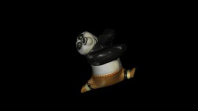 brinquedo panda do kung fu brinquedos, jogos e hobby 3D modelo de impressão, a impressão arquivo design, 3d, Brinquedo, Panda, Kung Panda 3d print model - Mito3D