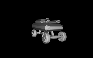 toy tank- machine gun 3d printing model - threeding tank 3d print model - Mito3D