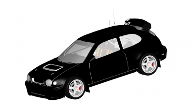 toyota corolla motori trasporto 3D stampa modello file stampabile design 3d Stampa 3D print model - Mito3D