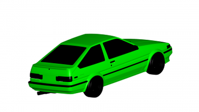 Toyota Levin 1983 motorlar Ulaşım 3D baskı model dosya yazdırılabilir tasarım 3d Yazdır 3d print model - Mito3D