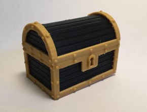 treasure chest ring box fashion 3D printing model, file, printable design, 3d print, pirate,treasure,ring,chest,engagement,box,jewellery 3d print model - Mito3D