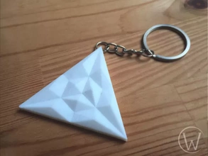 triangle 3d printing model - threeding form stylized accessories design gift sharp modern unique collection 3d-print keychains cool simple original edgy 3d print model - Mito3D