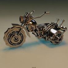 tricycle art decor sculpture toy 3d print model - Mito3D