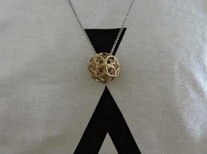 trifolium pendant fashion 3D printing model, file, printable design, 3d print, pendant, jewelry, accesories 3d print model - Mito3D