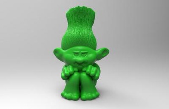 troll art 3D printing model, file, printable design, 3d print, troll,figurine,pen,holder 3d print model - Mito3D