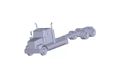 camion 3d impression modèle trio 3d print model - Mito3D