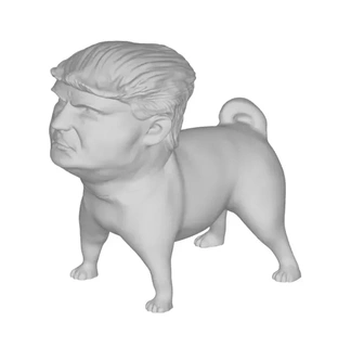 atout chien 3d impression modèle atout chien 3d print model - Mito3D