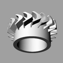 turbine Motoren & transport 3D-Druck-Modell, 3D-Druck-Datei, 3D-druckbares Modell, 3D-Druck, design, 3d-drucken, turbine,zlatnictvi-aa, 3d print model - Mito3D