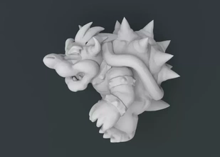 tartaruga picchi carattere 3d stampa modello treding animale giocattolo printing 3d print model - Mito3D