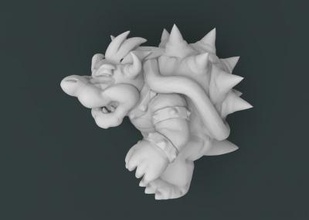 turtle spikes character toys games & hobby 3D printing model, file, printable design, 3d print, turtle, spikes, character, toy, animal, 3d print model - Mito3D