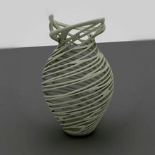 torcida do vaso casa, escritório e jardim 3D modelo de impressão, a impressão arquivo design, 3d, torcida,vaso,vasos,peças decoração em casa 3d print model - Mito3D