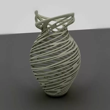 contorto vaso 3d stampa modello treding 3d print model - Mito3D
