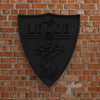 us lecce logo 3d printing model football europe italy 3dprint serie-a 3d print model - Mito3D