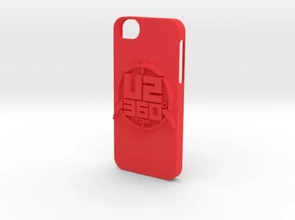 u2 iphone 5 caso funda 3d impresión modelo trío 3d print model - Mito3D