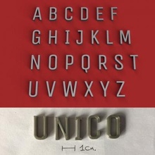 unico uppercase 3d letters stl file 3D printing model, file, printable design, print, alphabet, 3dletters, letters, 3dprint, 3dmodel, text, font, fonts, words, type, language, decorations, gadget, lettering, 3dlettering, sign, hobby, homemade, fusion360, write 3d print model - Mito3D