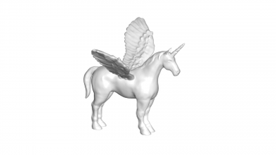 unicorn 3d model art 3D printing model, file, printable design, print, Unicorn 3d print model - Mito3D