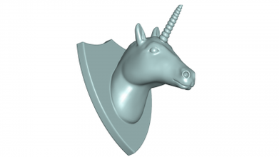 unicorno 3d modello 3D stampa file stampabile design Stampa 3d print model - Mito3D