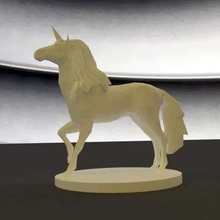 unicorno 3d stampa modello treding animale decorativo cavallo fantasia carattere 3d print model - Mito3D