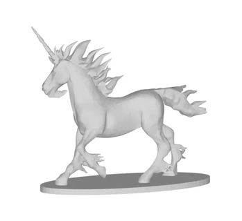 unicorn 3d printing model sculpture 3d print model - Mito3D