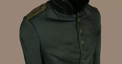 uniforme tenente von eswe 3d stampa modello treding antiquariato mondo militare Museo storia guerra nazionale prima mondiale 3d print model - Mito3D
