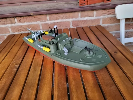 us navy torpedo patrol boat 3d printing model - threeding tags military hobby toy ww2 ship war miniature usnavy boatmodel warship 3d print model - Mito3D