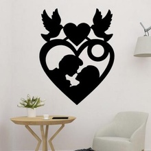 valentine heart 2d wall art 3D printing model, file, printable design, 3d print, decoration, tree, home, decor, art, velentine, heart, love, in love 3d print model - Mito3D