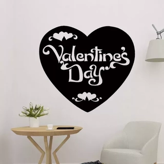 valentines journée cœur mur décor 3d impression modèle art l'amour velentin décoration 3d print model - Mito3D
