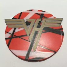 furgão halen logotipo montanha russa 3d impressão modelo trio violão música Van Halen eddie EVH trituração 3d print model - Mito3D