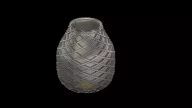 Vase 3d Drucken Modell dreiding 3d print model - Mito3D