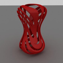 vaso 5 casa, escritório e jardim 3D modelo de impressão, a impressão arquivo design, 3d, vaso, florero, sala, interrior, vasos, flores, decoração 3d print model - Mito3D