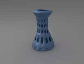 vase 5 3d printing model - threeding decoration pot room 3d print model - Mito3D