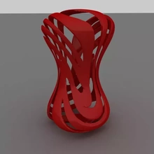 vaso 5 3d impressão modelo trio 3d print model - Mito3D