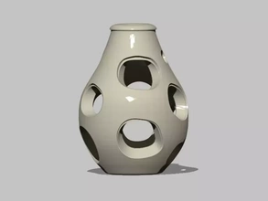 vase 6 3d printing model - threeding decoration pot vases 3d print model - Mito3D