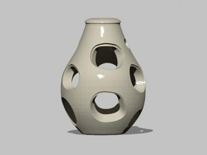 vaso 6 art La stampa 3D, modello, file di 3D stampabile la progettazione, 3d, vaso,vasi,vaso,decorazione 3d print model - Mito3D
