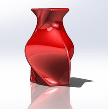 vase fin home office & garden 3D printing model, file, printable design, 3d print, Vase, Pen, Penholder, Flower, cup, pencup, liquid, Decor 3d print model - Mito3D